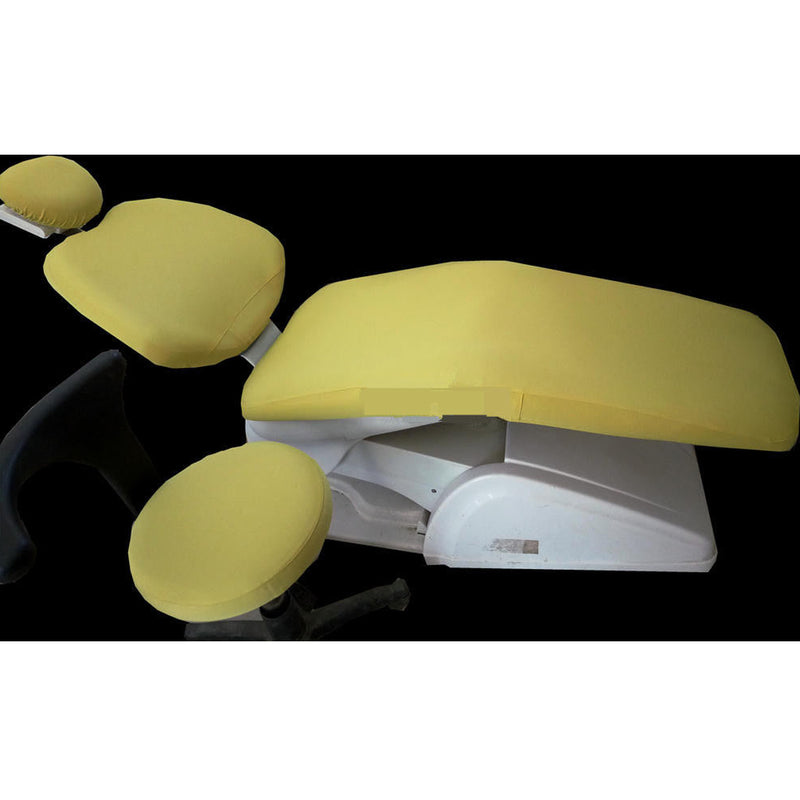 1 Set Washable Elastic Dental Unit Cover Cloth Dentist Chair Headrest Protector Sleeves Tools