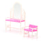 Lovely Dressing Table Chair Set for Barbies Dolls Dollhouse Bedroom Furniture Toys
