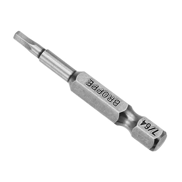Broppe 10pcs SAE 5/64-5/16 Inch Hex Head Screwdriver Bit 1/4 Inch Hex Shank Magnetic Screwdriver Bit