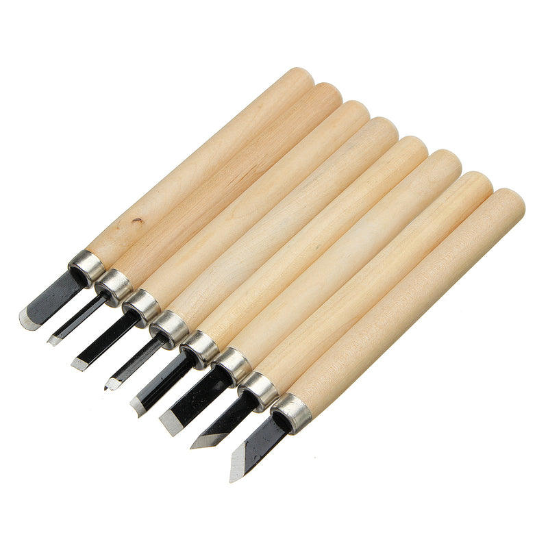 3/8/12pcs Wood Carving Chisels Cutter Craft Hand Woodworking Tools For Sculpture Engraving
