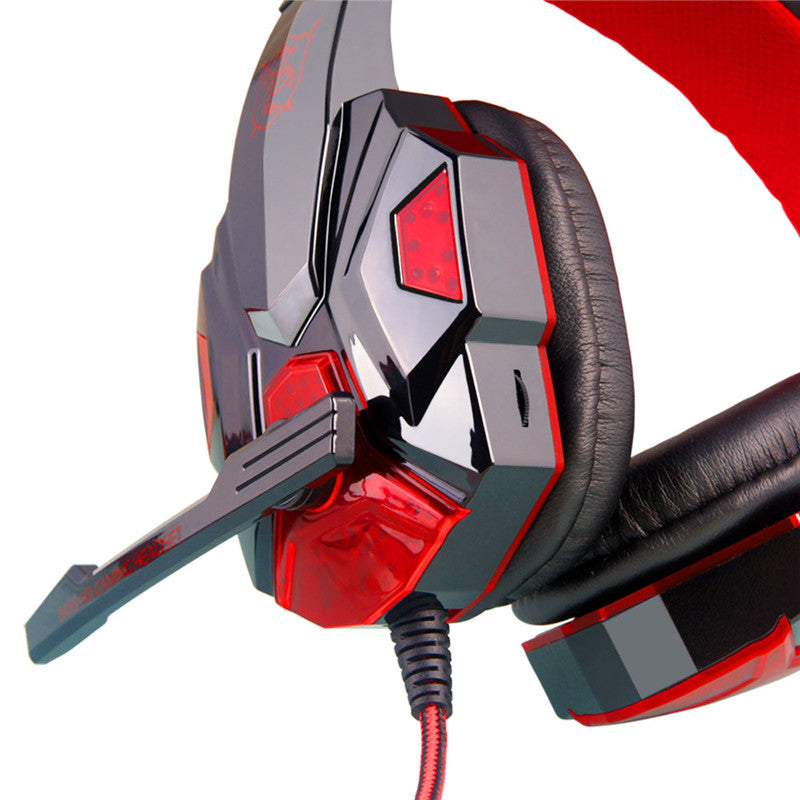 PLEXTONE PC780 LED Light Noise-cancelling Game Headset HD Mic Over-ear Headphone for PC Laptop Phone