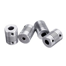 Anet 4Pcs D19L25 OD19x25mm 5x8mm Motor Jaw Shaft Coupler for RepRap 3D Printer