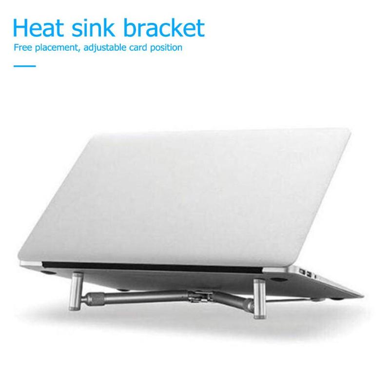 Universal Aluminum Alloy Laptop Stand Laptop Holder Folding Adjustable Portable Notebook Tablet X-Stand Bracket