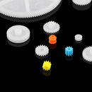 51pcs Mixed Plastic Gear Gearbox Package Kit Spindle gear Rack Pulley Belt Worm Rod Set