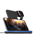 Bakeey 3in1 Breathing Light 15W Qi Fast Charging Wireless Charger Dock for IPhone 11 Watch Xiaomi 9T Mi9 Pro HUAWEI P30Pro Samsung S10+