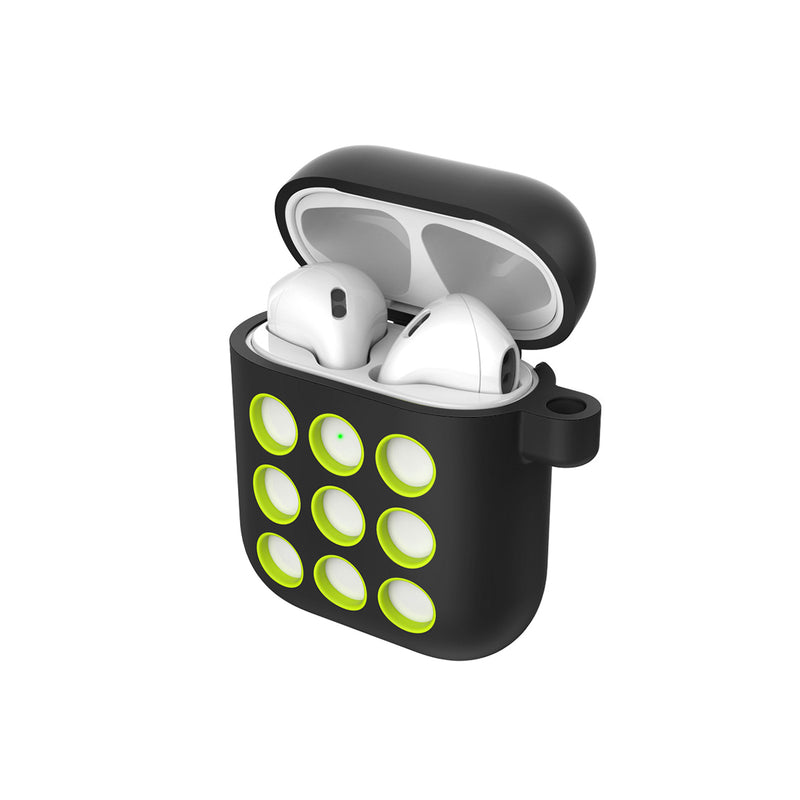 Portable Liquid Silicone Storage Case Headphones Cover For Apple AirPods 1/2 bluetooth Earphone