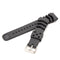 22mm Replacement Black Buckle Wrist Band Strap for SEIKO DIVER'S Watch
