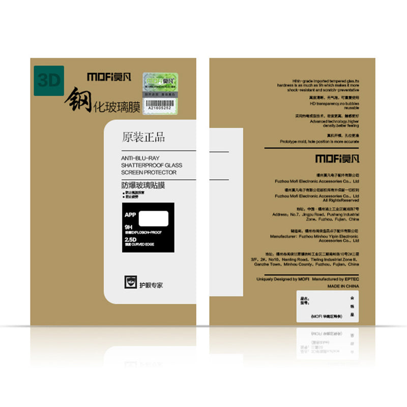 Mofi 3D Anti-explosion High Definition Clear Tempered Glass Screen Protector for OnePlus 6T