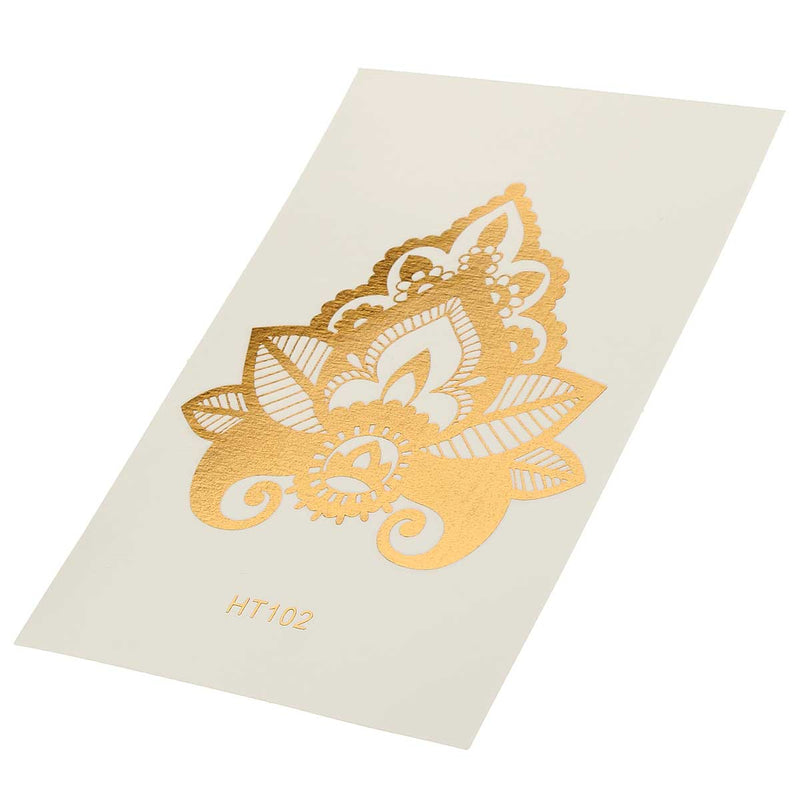 1Pcs Non Toxic Safe Sheet Hair Temporary Tattoo Stickers  Easy To Apply Transfer And Remove