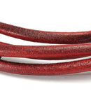 183cm*6mm Leather Treadle Belt With Hook For Foot Pedal Singer Sewing Machine