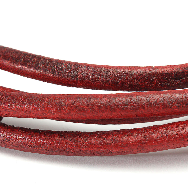 183cm*6mm Leather Treadle Belt With Hook For Foot Pedal Singer Sewing Machine