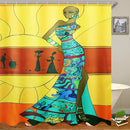 Shower Curtain Polyester Bathroom Shower Curtain Decor Waterproof Bathroom Decor with Hooks