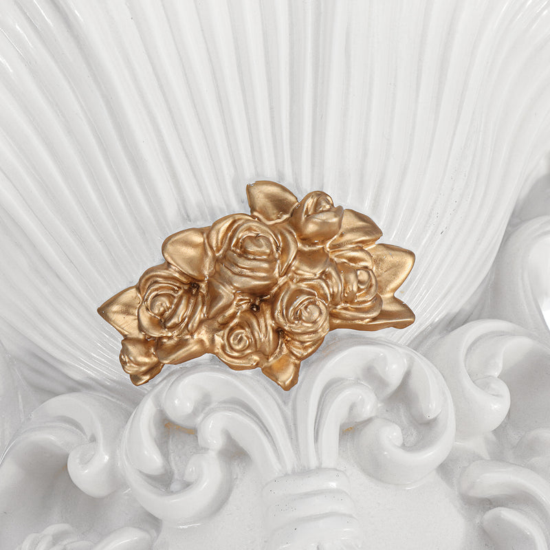 Wall Hanging Flower Pot Cupid Angel Plaster Corbel Shelf Rococo Style Garden DIY