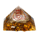 Natural Pyramid Crystals Gemstone Meditation Yoga Healing Energy Stone 70-75mm