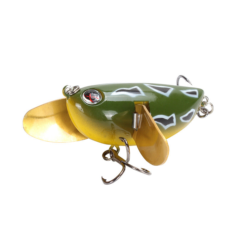 Amlucas 6cm/12.6g 8Colors ABS Fishing Lure Treble Hook Topwater Fishing Bait