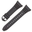 PU Black Strap Replacement Watch Band for CASIO W-96H