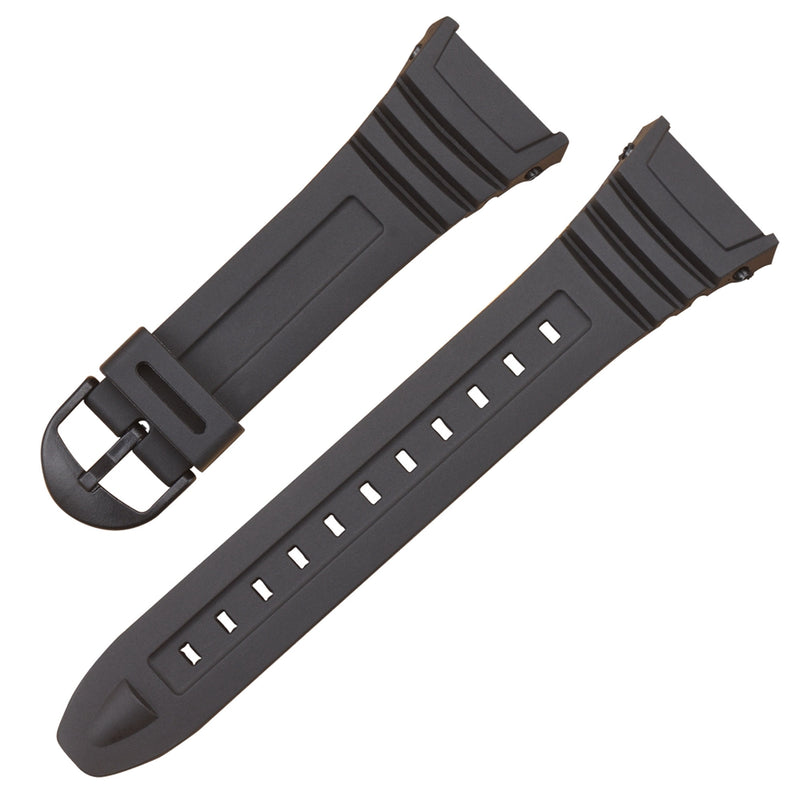 PU Black Strap Replacement Watch Band for CASIO W-96H