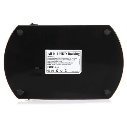 USB2.0 SATA IDE Dual Slots All-in-one HDD Laptop Docking Station EU