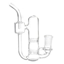 14cm Height Glass Water Hook-ah With Double Filter Bubble