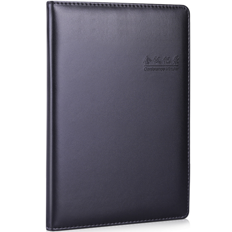 Deli 7950 Notebook 25k /82 Pages Meeting Notebook PU Wear Resistant 360 Degree Edging Design for Office