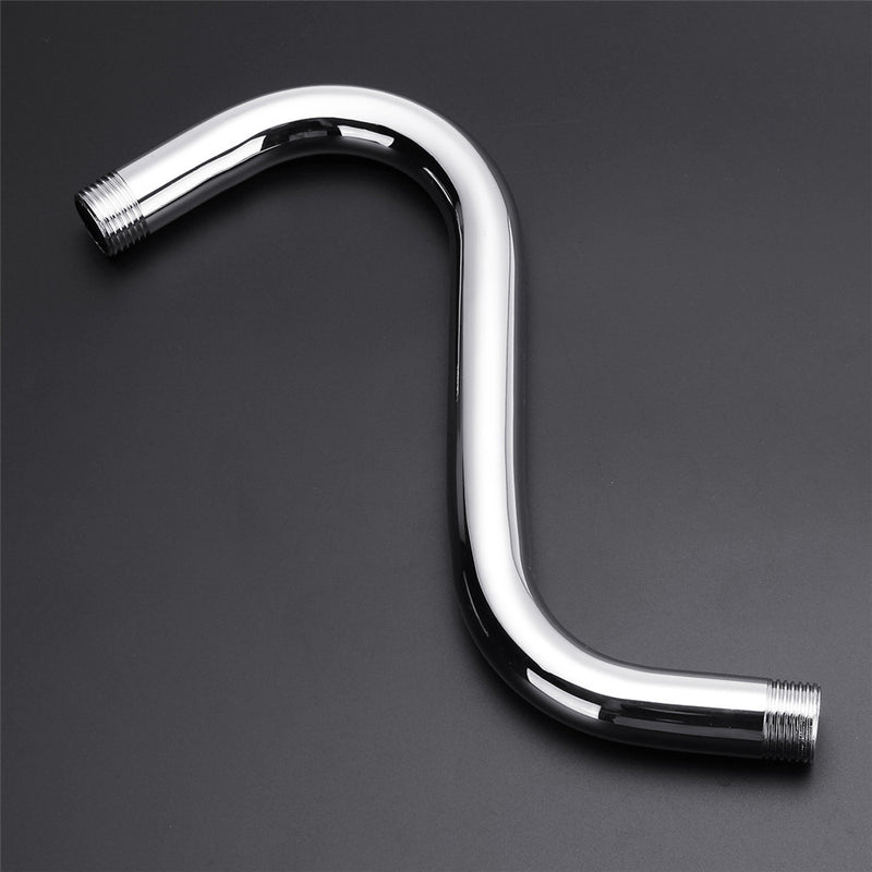 Stainless Steel High Rise Extension S-Curved Goose Neck Shower Extension Arm