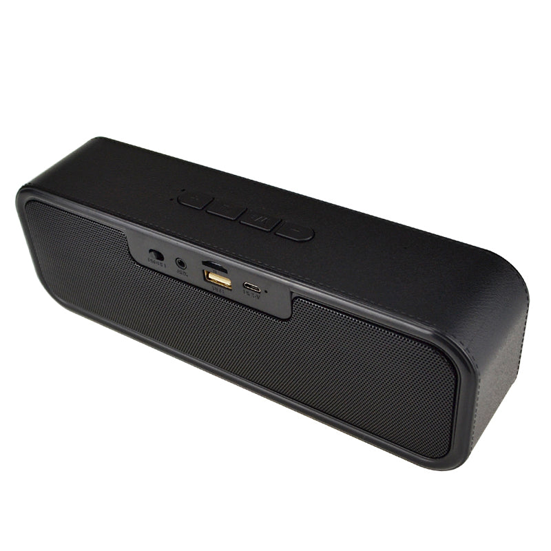 Universal Portable Wireless Dual Drivers Stereo 3.5mm Aux TF Card bluetooth Speaker with Microphone