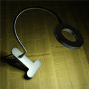 USB Flexible Clip-On LED Bedside Desk Reading Light White/Warm White Portable Make Up Night Lamp