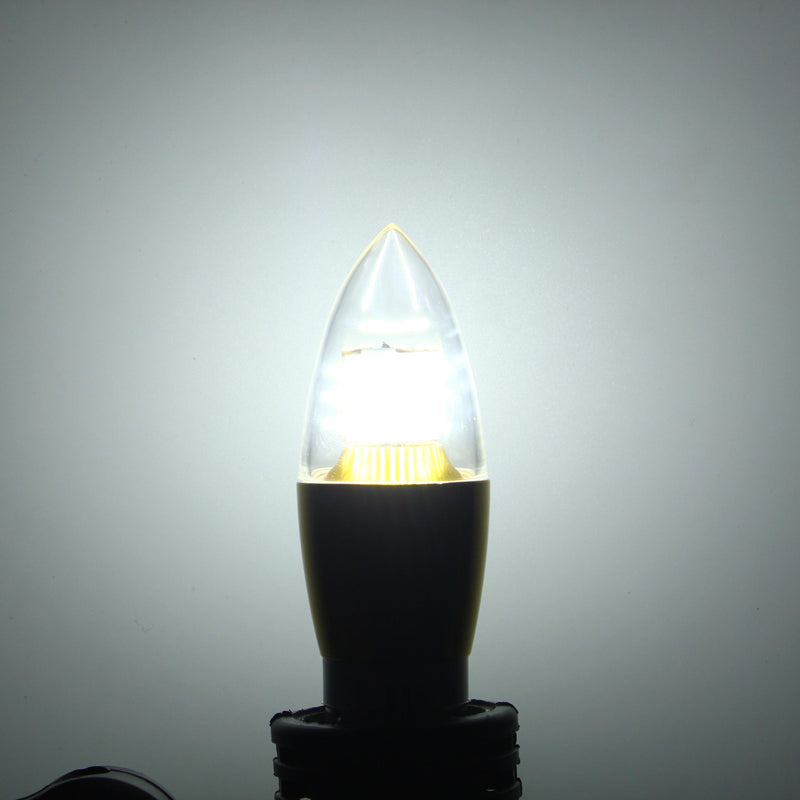 E14 E12 E27 7W SMD 3014 LED Golden Glass White Warm White Candle Bulb Lamp AC 85-265V