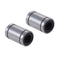 4Pcs Anet LM8UU Linear Ball Bearings 8mm Bore Dia 15mm OD 24mm Length Rubber Linear Ball Bearing Bushing for 3D Printer