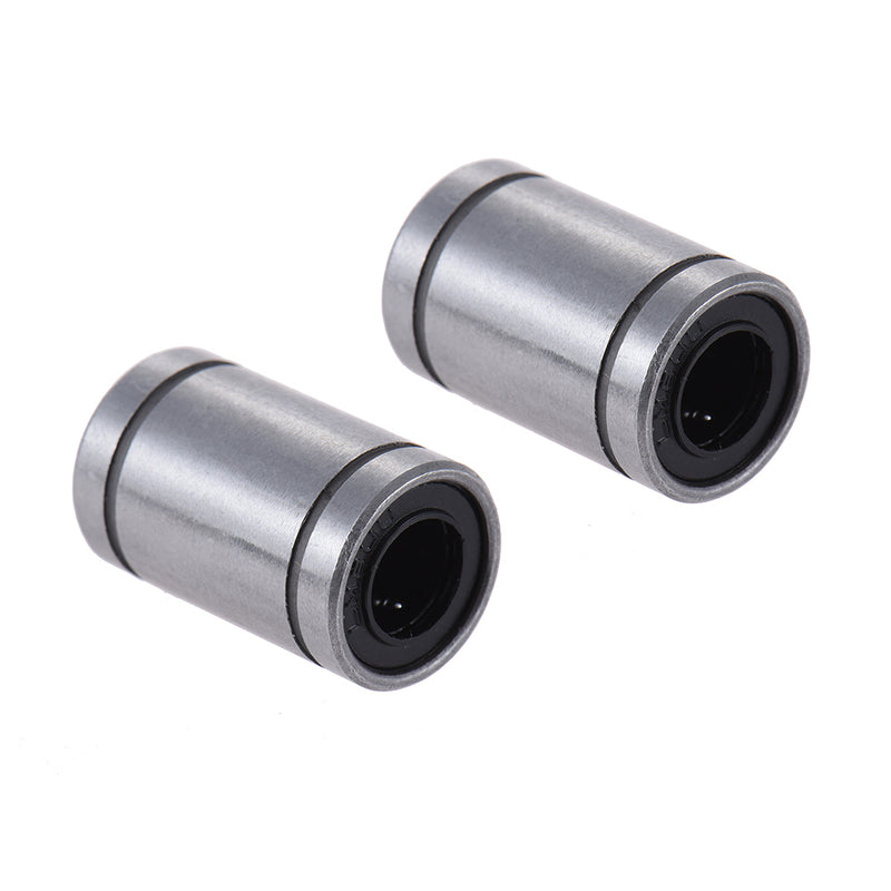 4Pcs Anet LM8UU Linear Ball Bearings 8mm Bore Dia 15mm OD 24mm Length Rubber Linear Ball Bearing Bushing for 3D Printer