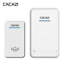 Cacazi A8 DC Wireless Doorbell Waterproof 300M Remote Long Range Door Bell 48 Rings 6 Volume Door Chime