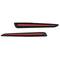 Carbon Fiber Look Car Front Rear Bumper Protector Strip Anti-Scratch Guard Strip Decoration