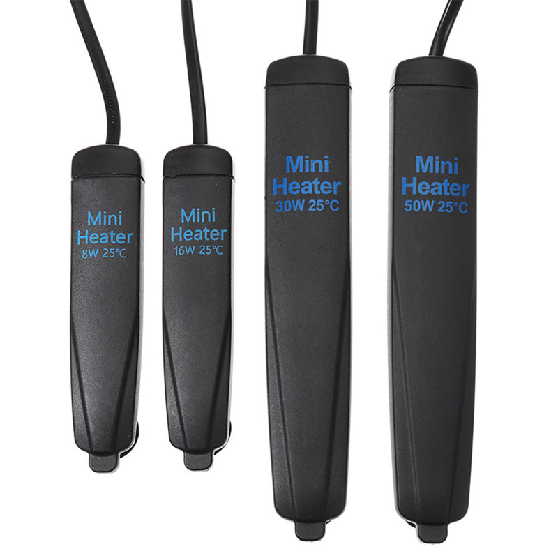 8W-50W Aquarium Submersible Water Heater Heating Rod Cover For Mini Fish Tank