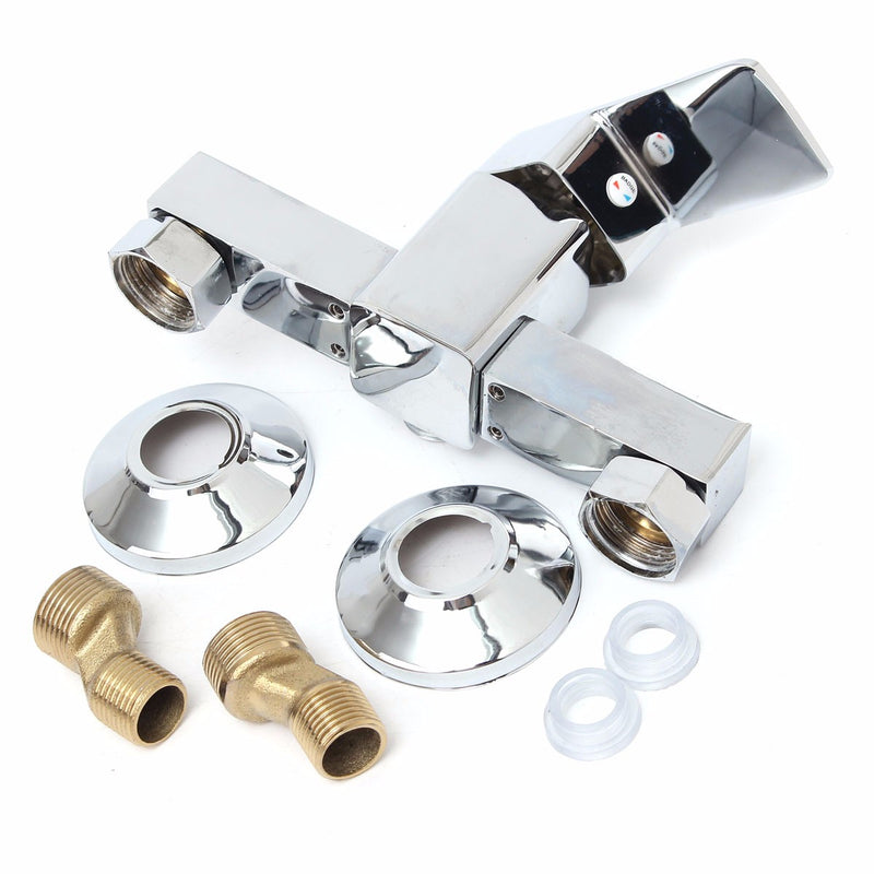 Bathroom Shower Valve Hot Cold Mixer Tap Faucet Copper Wall Mounted