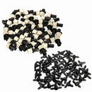 50pcs 1/4 Inch Plastic Misting Nozzle Sprinkler for Greenhouse Flower Plant Cooling System with Tee