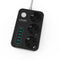 Power Strip Outlet Surge Protector with 3 AC Outlets and 6 USB Charging Ports EU Standard