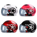 BYB Motorcycle Helmet Scooter Bike Open Face Half Baseball Cap Anti-UV Safety Hard Hat