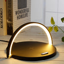 Bakeey 3 IN 1 10W Wireless Charger Fast Charge Stand Wireless Charger Desktop LED Lamp Night Light  Adjustable Phone Holder for iPhone 11 pro for Samsung Xiaomi Huawei