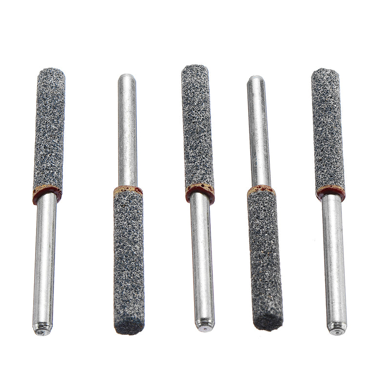 5pcs 3/16 Inch Grinding Head Stone Diamond Chainsaw Sharpener Burr Stone Set
