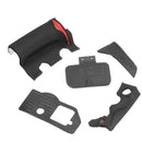 5 Pieces Repair Part of Grip Rubber Cover Unit Black For Nikon D700 Camera With Tape
