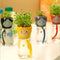 DIY Mini Doll Tail Water Absorption Potted Plant Desktop Office Decor