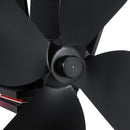 1100rpm Heat Powered Stove Fan Low Noise Wood Log Burner Fireplace Eco Friendly Fan No Battery No Electricity