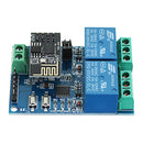 3pcs 5V ESP8266 Dual WiFi Relay Module Internet Of Things Smart Home Mobile APP Remote Switch