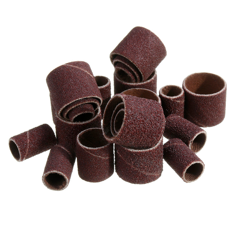 338pcs Sanding Band Drum Sleeves Sandpaper Ring Set Mandrels Rotary Tool DIY