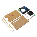 Geekworm Temperature Control Fan And Power Expansion Board + Acrylic Case + Copper Heat Sink Kit