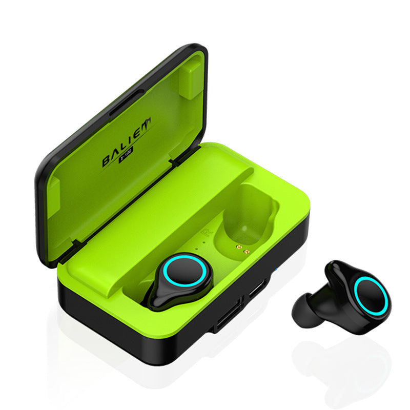 TWS Wireless bluetooth 5.0 Earphone HiFi Stereo Smart Touch 2800mAh Power Bank Bilateral Call Headphone