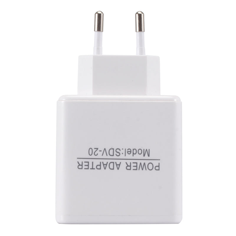 EU 5V 2.4A Dual USB Charger Power Adapter Intelligent Recognition For Smartphone Tablet PC