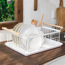 Large Metal Wire Kitchen Dish Cup Drying Rack Holder Drainer Storage  Basket