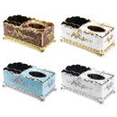 Retro Tissue Box Acrylic Paper Napkin Box Case Cover Phone Holders Organizer