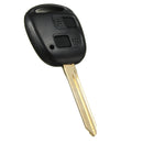 2 Button Remote Key FOB Case Shell With Keychain For Toyota Yaris Core Hatchback
